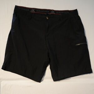 ZeroXposur Men's Dark Athletic Shorts with Zipper Pocket